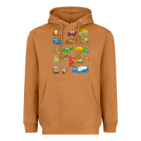 Meerkat construction excavator shirt for boys girls men and women t shirt Heavyweight Hoodie - artisFamous