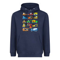 Construction Excavator Shirt For Boys Girls Men And Women T Shirt Heavyweight Hoodie | Teevron