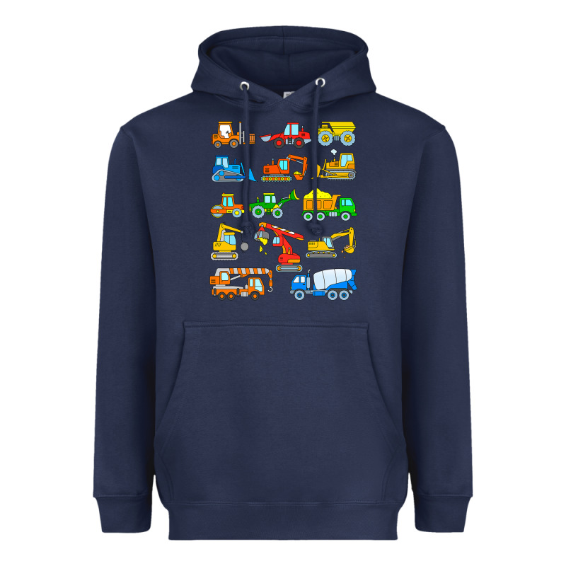 Construction Excavator Shirt For Boys Girls Men And Women T Shirt Heavyweight Hoodie by artisFamous | Teevron