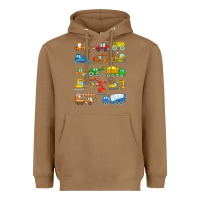 Toasted Coconut construction excavator shirt for boys girls men and women t shirt Heavyweight Hoodie - artisFamous