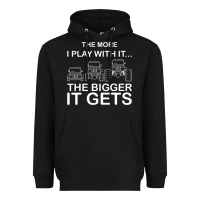 Black cool the more i play with it...the bigger it gets men women t shirt Heavyweight Hoodie - artisFamous