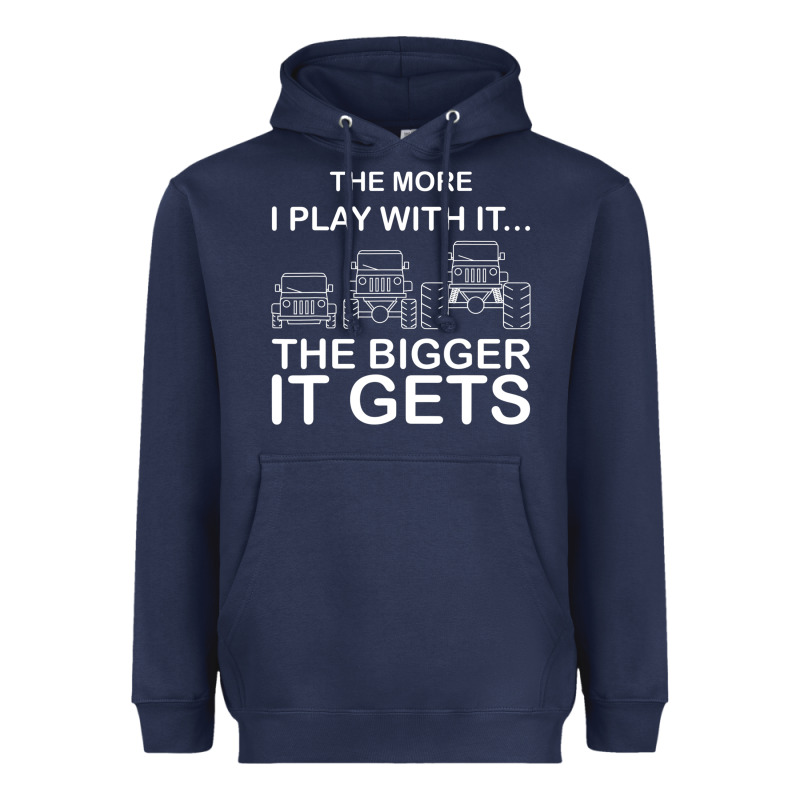 Cool The More I Play With It...the Bigger It Gets Men Women T Shirt Heavyweight Hoodie by artisFamous | Teevron