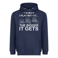 Navy cool the more i play with it...the bigger it gets men women t shirt Heavyweight Hoodie - artisFamous