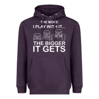 Plum cool the more i play with it...the bigger it gets men women t shirt Heavyweight Hoodie - artisFamous