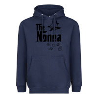 Navy The Nonna! Italy Grandmother Baby Hang Toys Heavyweight Hoodie - artisFamous