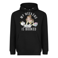 Black beauty and the beast belle my weekend is booked t shirt Heavyweight Hoodie - artisFamous