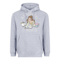 Heather Grey beauty and the beast belle my weekend is booked t shirt Heavyweight Hoodie - artisFamous