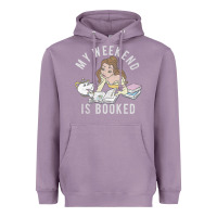 Lavender beauty and the beast belle my weekend is booked t shirt Heavyweight Hoodie - artisFamous