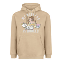 Mushroom beauty and the beast belle my weekend is booked t shirt Heavyweight Hoodie - artisFamous