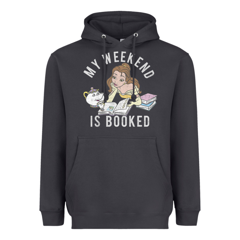 Beauty And The Beast Belle My Weekend Is Booked T Shirt Heavyweight Hoodie by artisFamous | Teevron