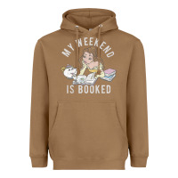 Toasted Coconut beauty and the beast belle my weekend is booked t shirt Heavyweight Hoodie - artisFamous