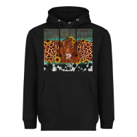 Black red angus leopard Heavyweight Hoodie - JahusDesignShop