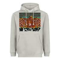 Moon Dust red angus leopard Heavyweight Hoodie - JahusDesignShop