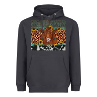 Smoke red angus leopard Heavyweight Hoodie - JahusDesignShop
