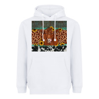 White red angus leopard Heavyweight Hoodie - JahusDesignShop