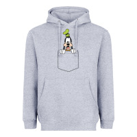 Heather Grey goofy pocket goofy pocket t shirt Heavyweight Hoodie - artisFamous