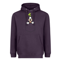 Plum goofy pocket goofy pocket t shirt Heavyweight Hoodie - artisFamous