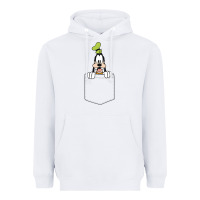 White goofy pocket goofy pocket t shirt Heavyweight Hoodie - artisFamous