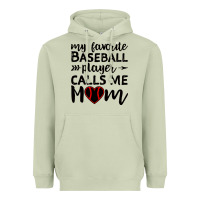 Matcha womens my favorite baseball player calls me mom Heavyweight Hoodie - artisFamous