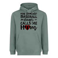 Sage womens my favorite baseball player calls me mom Heavyweight Hoodie - artisFamous
