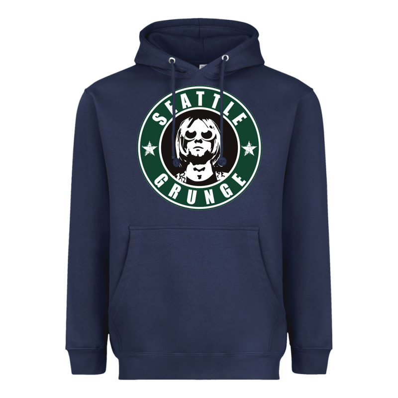 Seattle Grunge Heavyweight Hoodie by artisFamous | Teevron