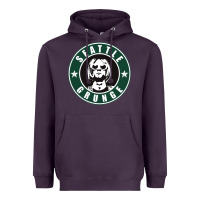 Plum seattle grunge Heavyweight Hoodie - artisFamous