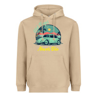Mushroom Vintage Funny Beetle Bug Distressed Classic Cars Old Bugs Never Die Heavyweight Hoodie - artisFamous