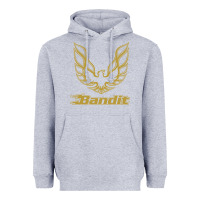 Heather Grey bandit Heavyweight Hoodie - artisFamous