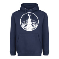 Navy bioshock rapture black Heavyweight Hoodie - artisFamous