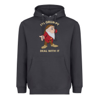 Smoke snow white i'm grumpy deal with it portrait t shirt Heavyweight Hoodie - artisFamous