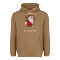 Toasted Coconut snow white i'm grumpy deal with it portrait t shirt Heavyweight Hoodie - artisFamous