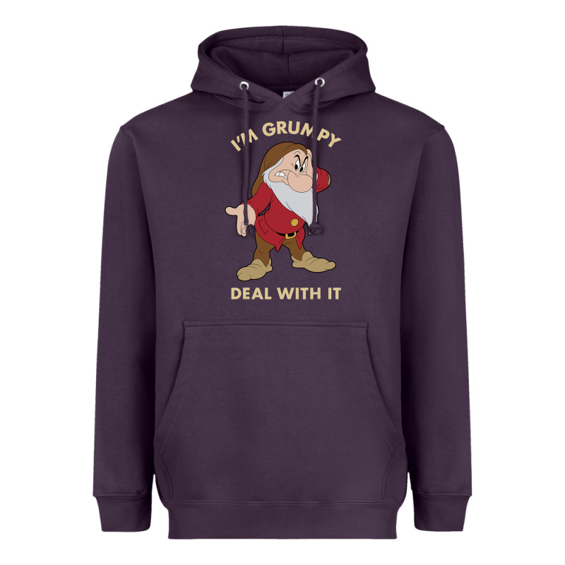Snow White I'm Grumpy Deal With It Portrait T Shirt Heavyweight Hoodie by artisFamous | Teevron