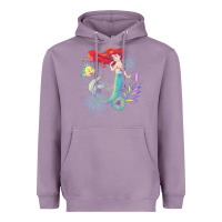 Lavender the little mermaid ari  and flounder sea t shirt Heavyweight Hoodie - artisFamous
