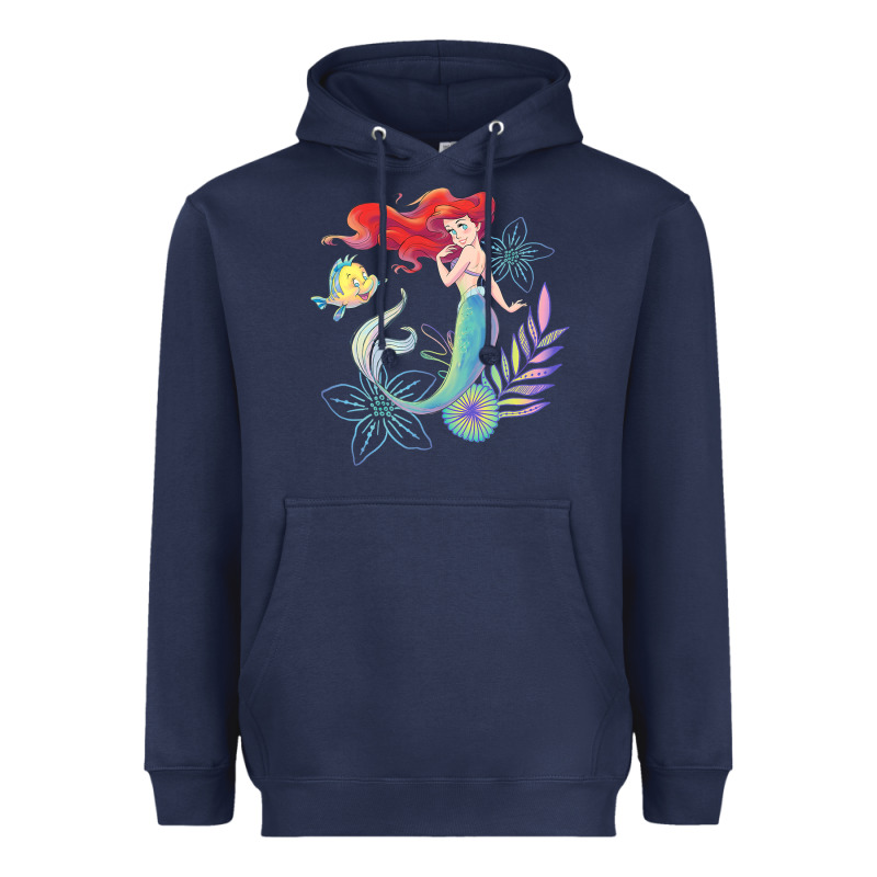The Little Mermaid Ari  And Flounder Sea T Shirt Heavyweight Hoodie by artisFamous | Teevron