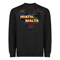 Black mental health matters Heavyweight Sweatshirt - JahusDesignShop