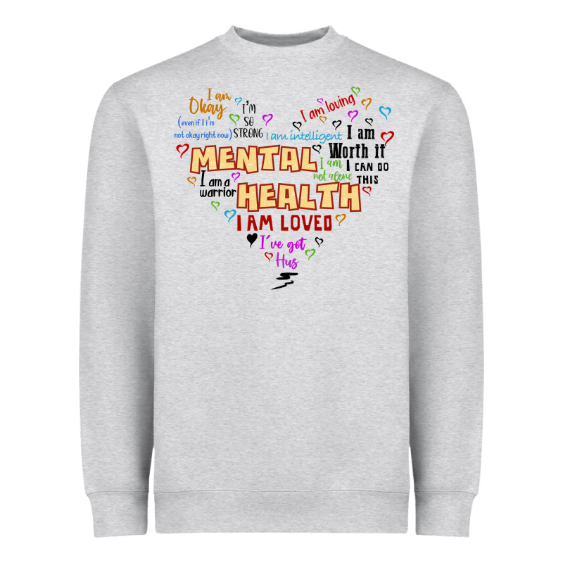 Mental Health Matters Heavyweight Sweatshirt by JahusDesignShop | Teevron