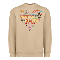 Mushroom mental health matters Heavyweight Sweatshirt - JahusDesignShop
