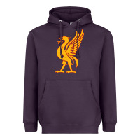 Plum liverpool bird license plate Heavyweight Hoodie - artisFamous