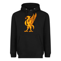 Black liverpool bird license plate Heavyweight Hoodie - artisFamous