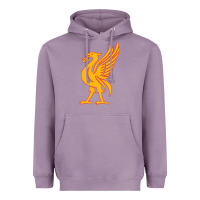 Lavender liverpool bird license plate Heavyweight Hoodie - artisFamous