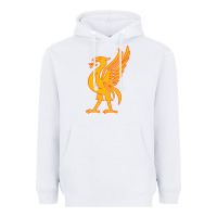 White liverpool bird license plate Heavyweight Hoodie - artisFamous
