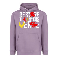 Lavender restore the snyderverse Heavyweight Hoodie - artisFamous