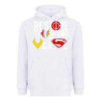White restore the snyderverse Heavyweight Hoodie - artisFamous