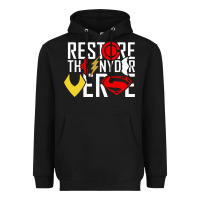 Black restore the snyderverse Heavyweight Hoodie - artisFamous