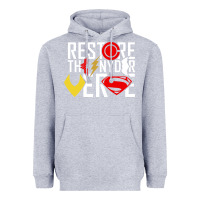 Heather Grey restore the snyderverse Heavyweight Hoodie - artisFamous