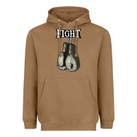 Toasted Coconut boxing vintage fight gloves Heavyweight Hoodie - artisFamous