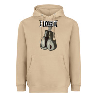 Mushroom boxing vintage fight gloves Heavyweight Hoodie - artisFamous