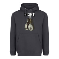 Smoke boxing vintage fight gloves Heavyweight Hoodie - artisFamous