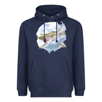 Navy 40 flying tigers Heavyweight Hoodie - artisFamous