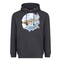 Smoke 40 flying tigers Heavyweight Hoodie - artisFamous